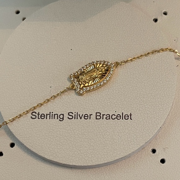 Cynthia Rowley Jewelry - NWOT Never worn Cynthia Rowley Gold and Silver Our Lady of Guadalupe Bracelet